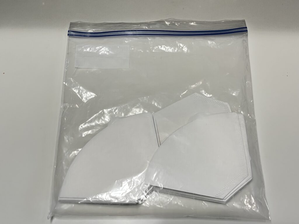 ペーパーフィルターの保存